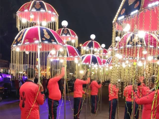 Umbrella Lights Chhatri